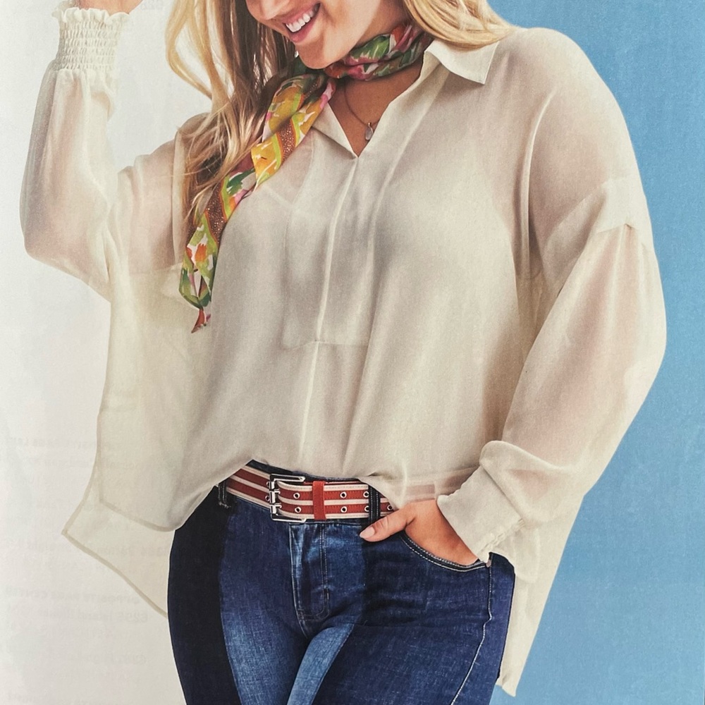 NWT Cabi Abby Blouse